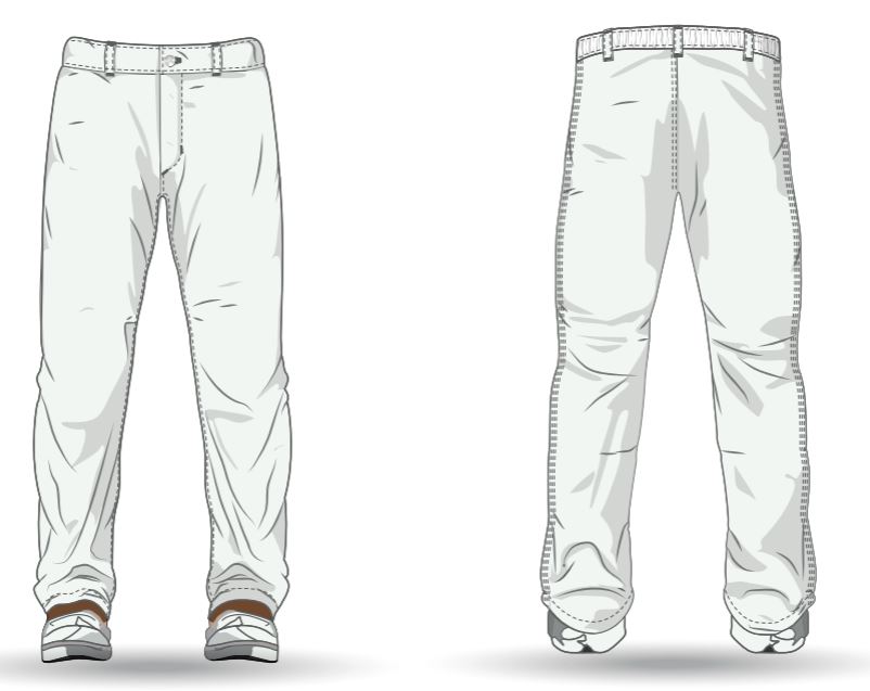 DECC-WW20100-BROEK ZONDER ZAKKEN